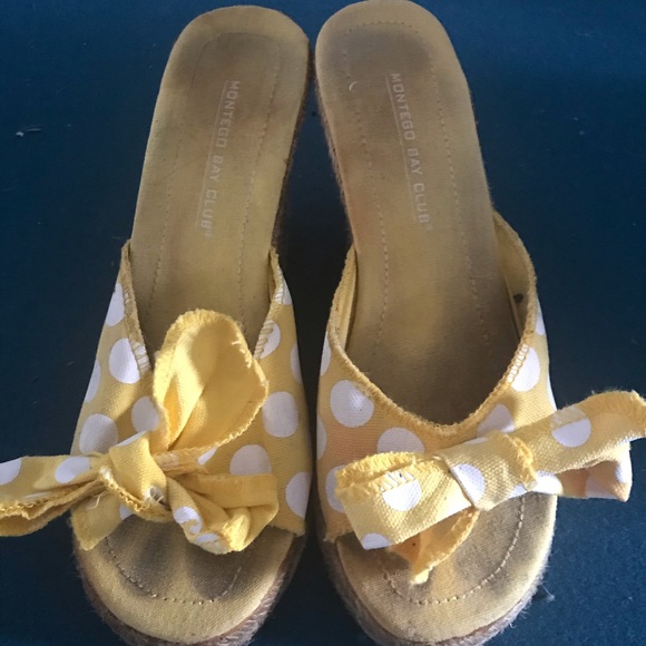 Montego Bay wedges with bow open toe - Picture 2 of 4